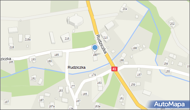 Rudziczka, Rudziczka, 180, mapa Rudziczka