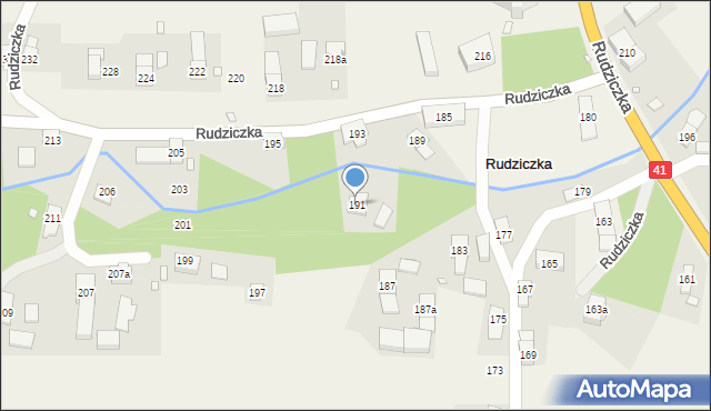 Rudziczka, Rudziczka, 191, mapa Rudziczka