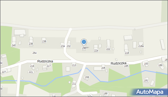 Rudziczka, Rudziczka, 230, mapa Rudziczka