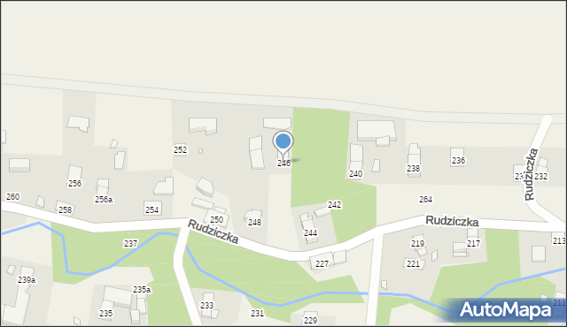 Rudziczka, Rudziczka, 246, mapa Rudziczka