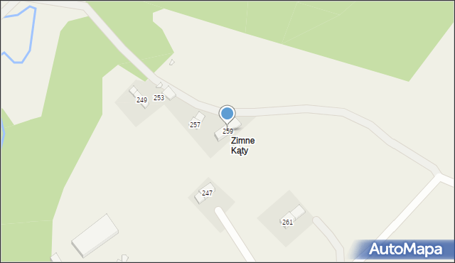 Rudziczka, Rudziczka, 259, mapa Rudziczka