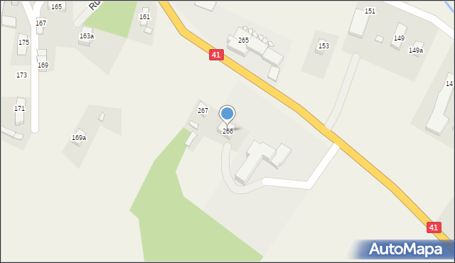 Rudziczka, Rudziczka, 266, mapa Rudziczka