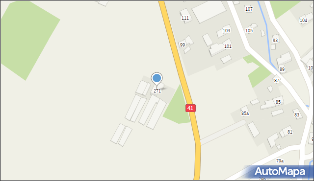 Rudziczka, Rudziczka, 271, mapa Rudziczka