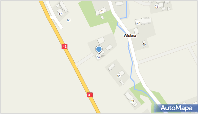 Rudziczka, Rudziczka, 57, mapa Rudziczka