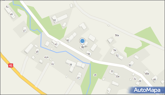 Rudziczka, Rudziczka, 58, mapa Rudziczka