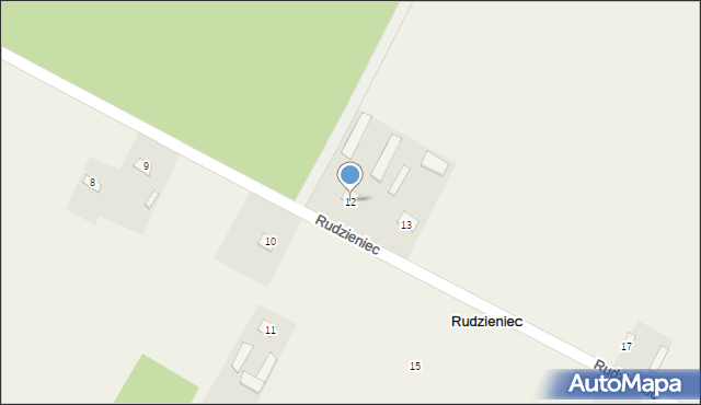 Rudzieniec, Rudzieniec, 12, mapa Rudzieniec