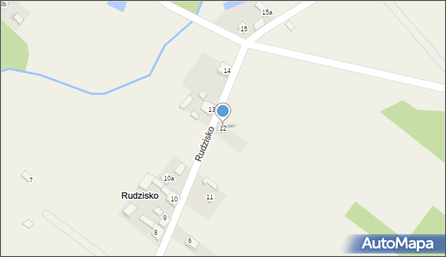 Rudzisko, Rudzisko, 12, mapa Rudzisko