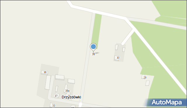 Rudzisko, Rudzisko, 39, mapa Rudzisko