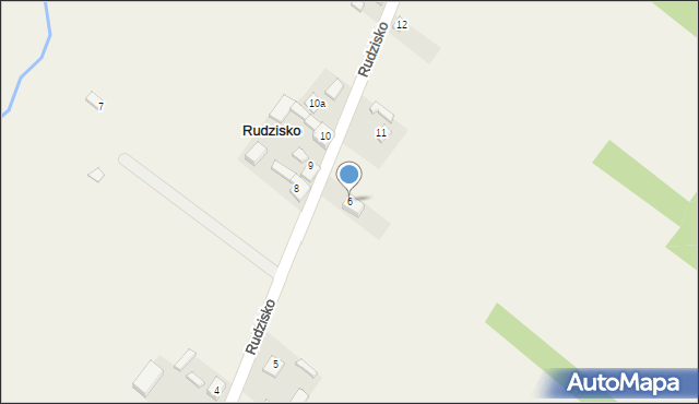 Rudzisko, Rudzisko, 6, mapa Rudzisko