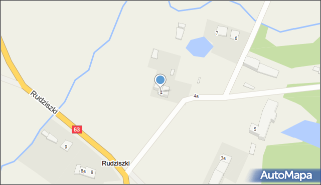 Rudziszki, Rudziszki, 4, mapa Rudziszki