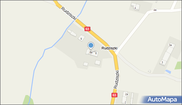 Rudziszki, Rudziszki, 8a, mapa Rudziszki