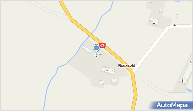 Rudziszki, Rudziszki, 9, mapa Rudziszki