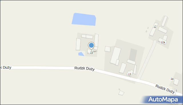 Rudzk Duży, Rudzk Duży, 14, mapa Rudzk Duży