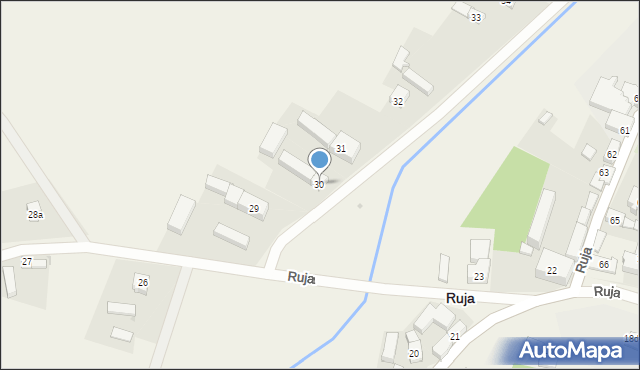 Ruja, Ruja, 30, mapa Ruja