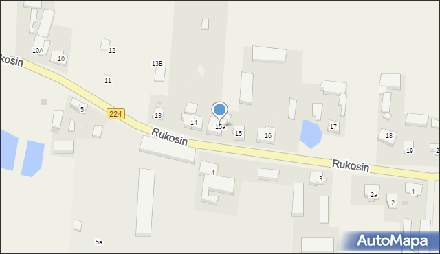 Rukosin, Rukosin, 15a, mapa Rukosin