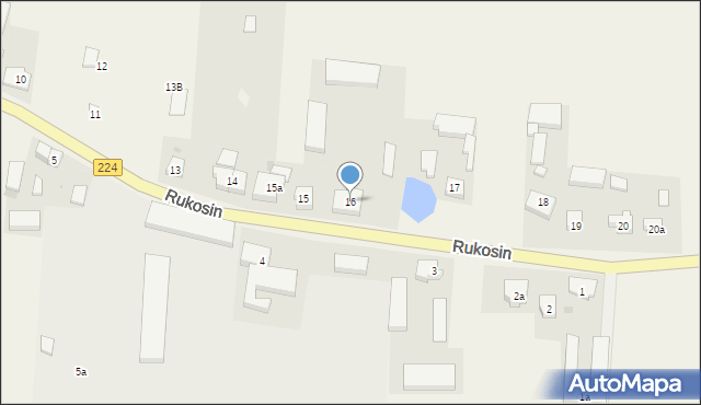 Rukosin, Rukosin, 16, mapa Rukosin