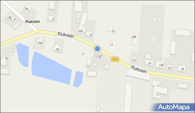 Rukosin, Rukosin, 6, mapa Rukosin