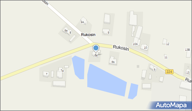 Rukosin, Rukosin, 6a, mapa Rukosin