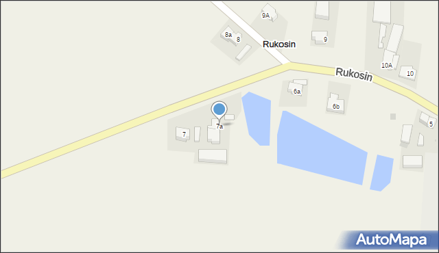 Rukosin, Rukosin, 7a, mapa Rukosin