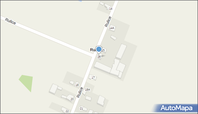Rulice, Rulice, 16, mapa Rulice
