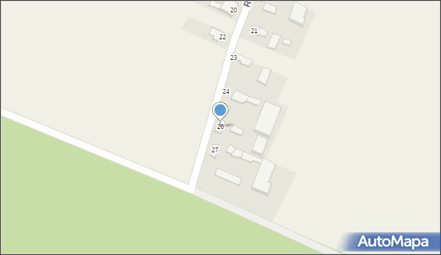 Rulice, Rulice, 26, mapa Rulice