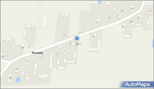 Rumejki, Rumejki, 8A, mapa Rumejki