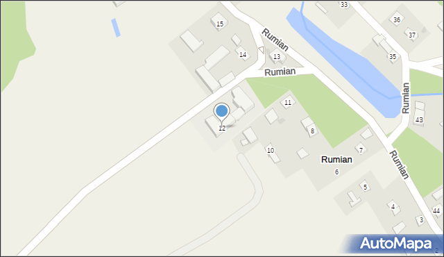 Rumian, Rumian, 12, mapa Rumian