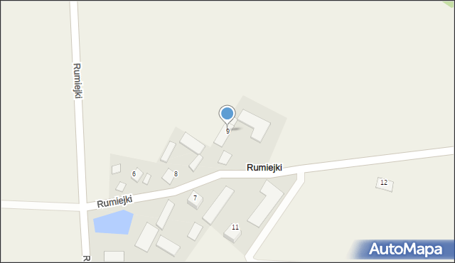 Rumiejki, Rumiejki, 9, mapa Rumiejki