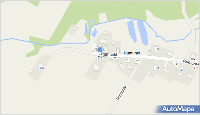 Rumunki, Rumunki, 23a, mapa Rumunki