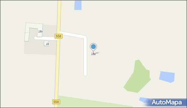 Rumunki Głodowskie, Rumiankowo, 18a, mapa Rumunki Głodowskie