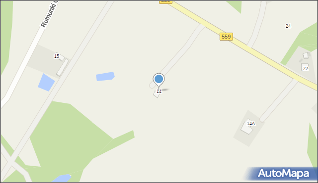 Rumunki Głodowskie, Rumunki Głodowskie, 14, mapa Rumunki Głodowskie