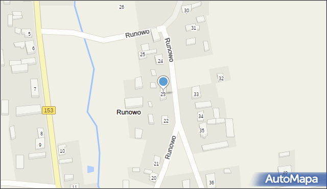 Runowo, Runowo, 23, mapa Runowo