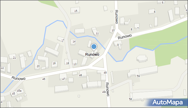 Runowo, Runowo, 12, mapa Runowo