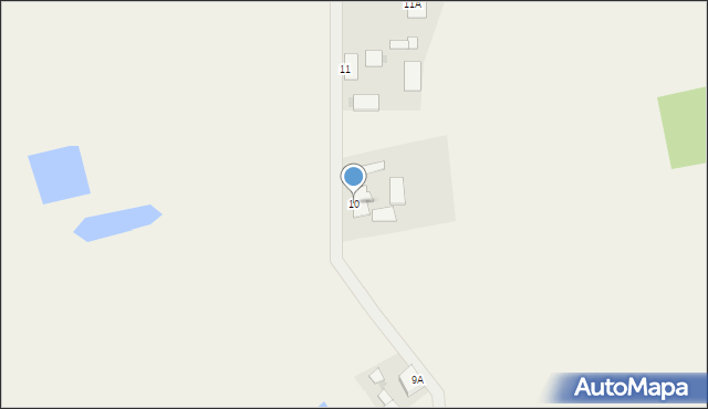 Runowo Krajeńskie, Runowo-Kolonia, 10, mapa Runowo Krajeńskie