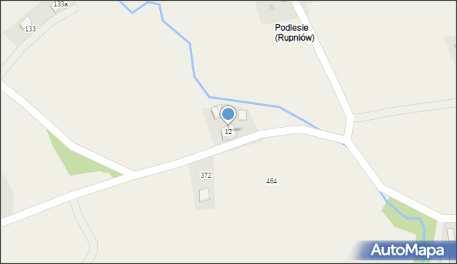 Rupniów, Rupniów, 12, mapa Rupniów