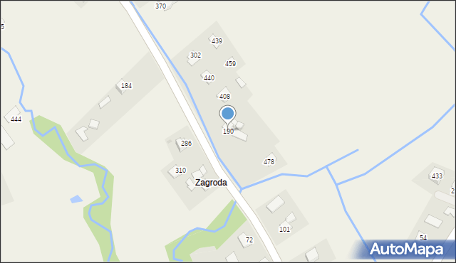 Rupniów, Rupniów, 190, mapa Rupniów