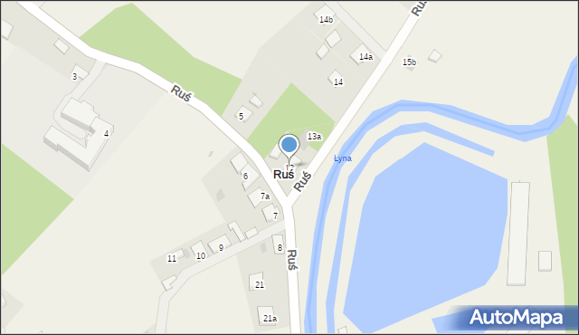 Ruś, Ruś, 13, mapa Ruś