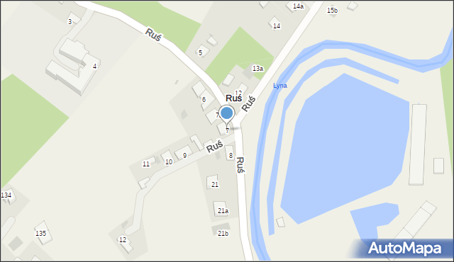 Ruś, Ruś, 7, mapa Ruś