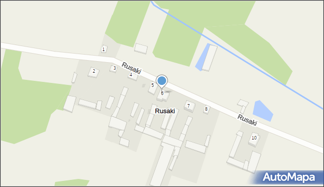 Rusaki, Rusaki, 6, mapa Rusaki