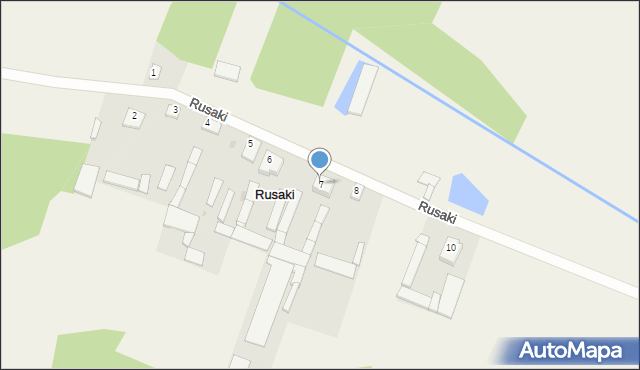 Rusaki, Rusaki, 7, mapa Rusaki