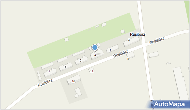 Rusibórz, Rusibórz, 4, mapa Rusibórz