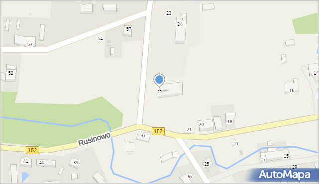 Rusinowo, Rusinowo, 22, mapa Rusinowo