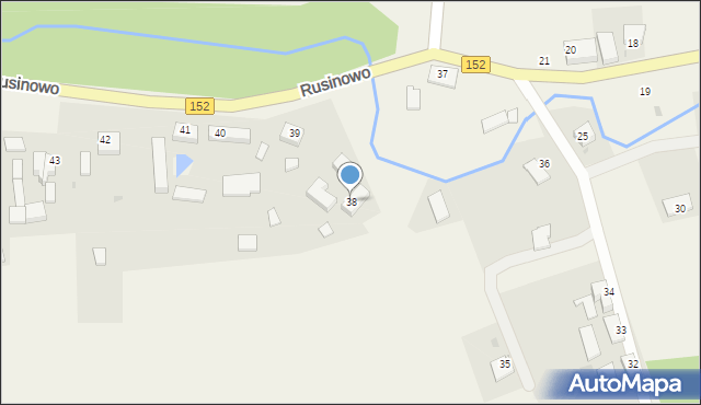 Rusinowo, Rusinowo, 38, mapa Rusinowo