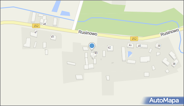 Rusinowo, Rusinowo, 44, mapa Rusinowo