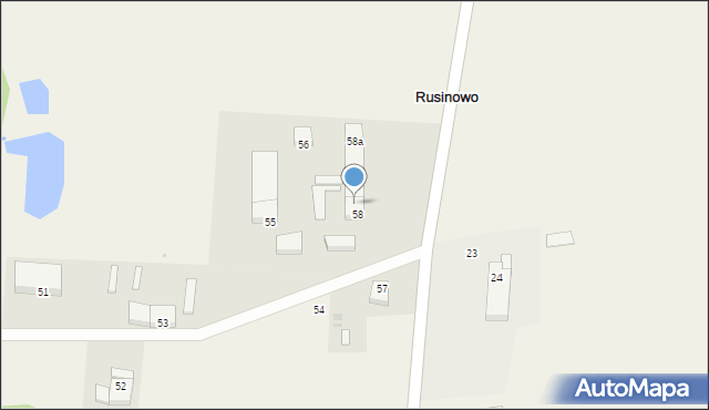 Rusinowo, Rusinowo, 59, mapa Rusinowo