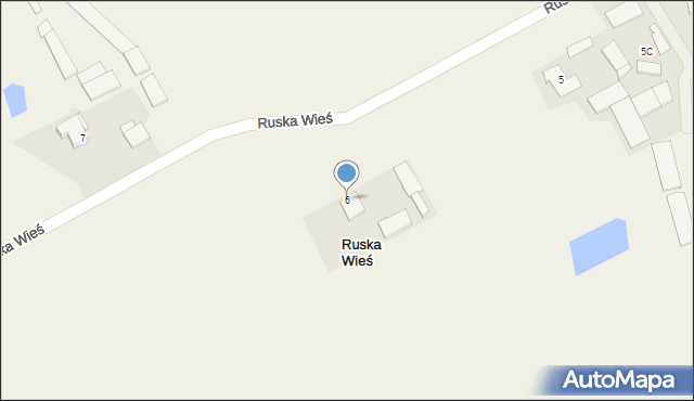 Ruska Wieś, Ruska Wieś, 6, mapa Ruska Wieś