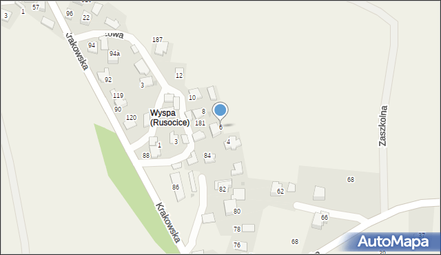 Rusocice, Rusocice, 172, mapa Rusocice