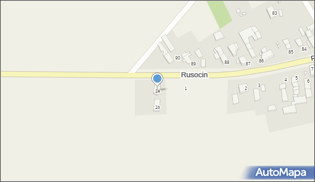 Rusocin, Rusocin, 1a, mapa Rusocin