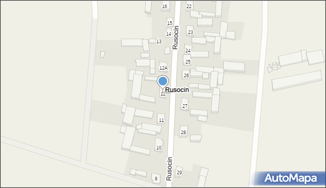 Rusocin, Rusocin, 12, mapa Rusocin