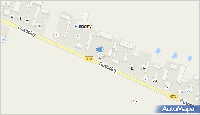 Rusociny, Rusociny, 33, mapa Rusociny